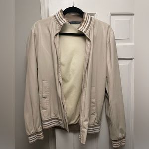 Zara Cream/Beige Bomber jacket